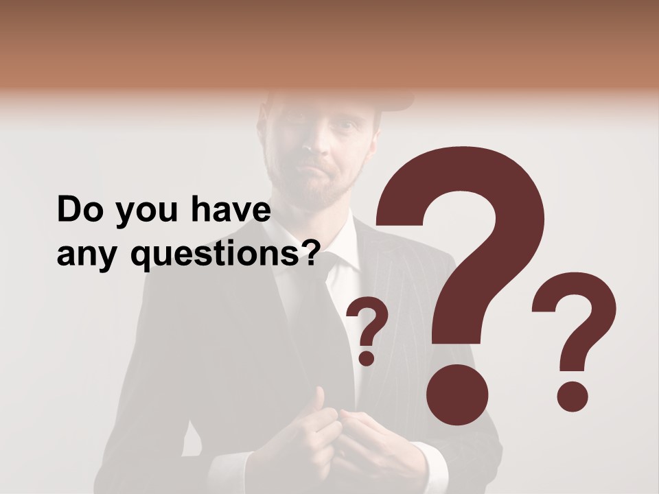 Adult Beard Classic PowerPoint Template