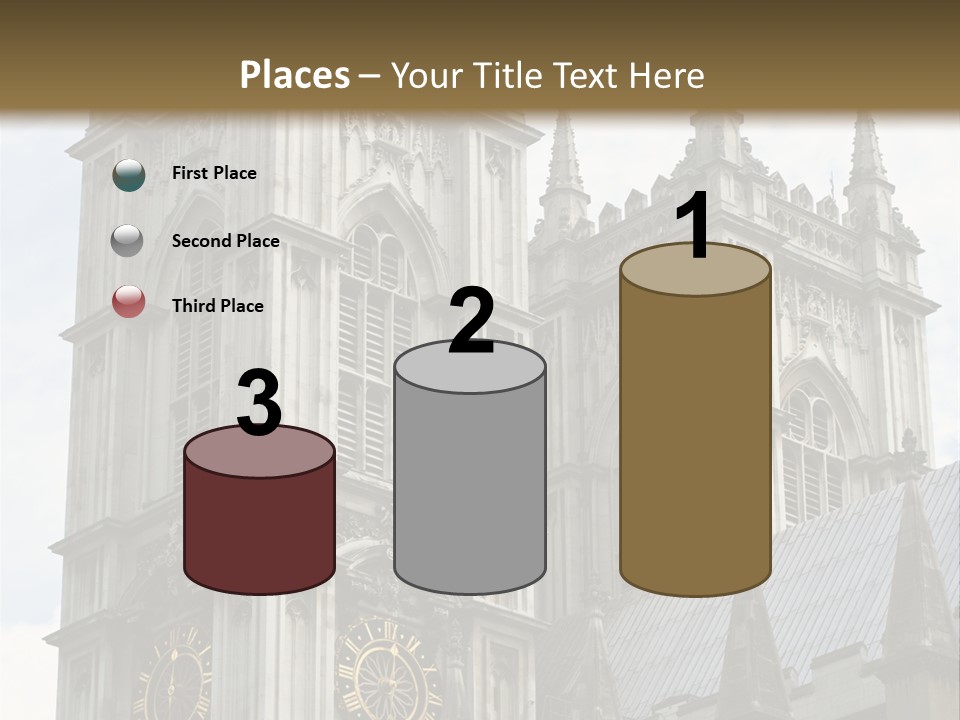 Abbey Town Angel PowerPoint Template