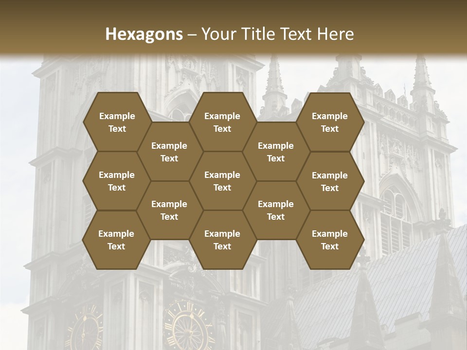 Abbey Town Angel PowerPoint Template