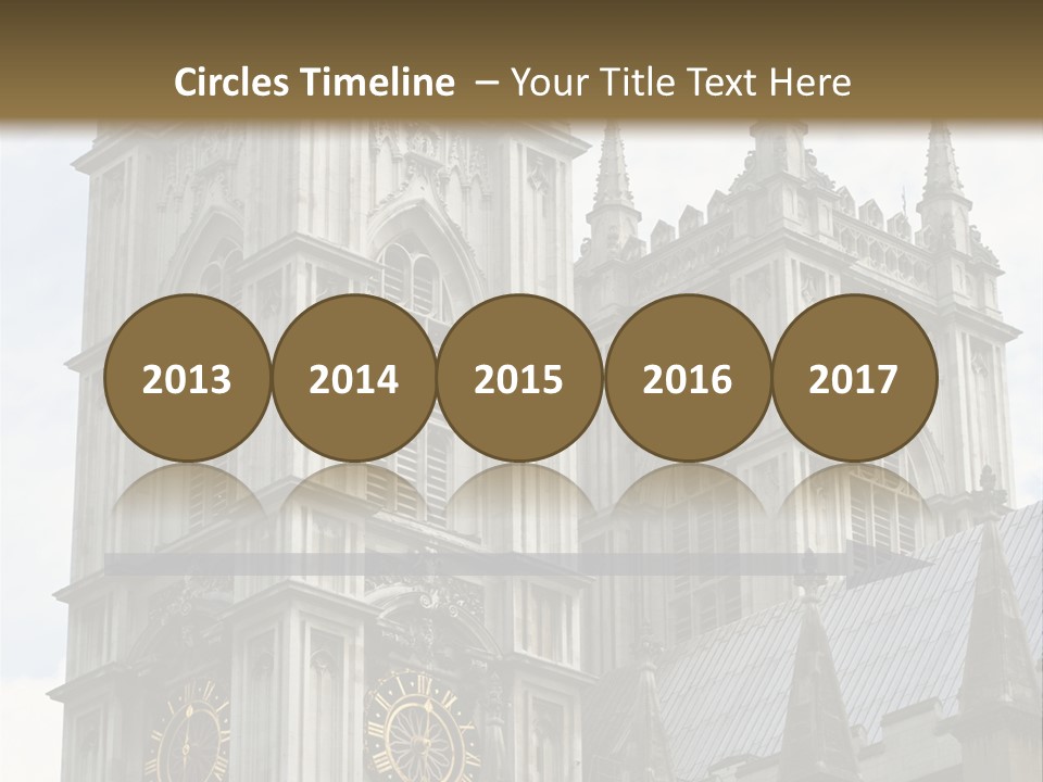 Abbey Town Angel PowerPoint Template