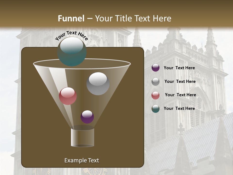 Abbey Town Angel PowerPoint Template
