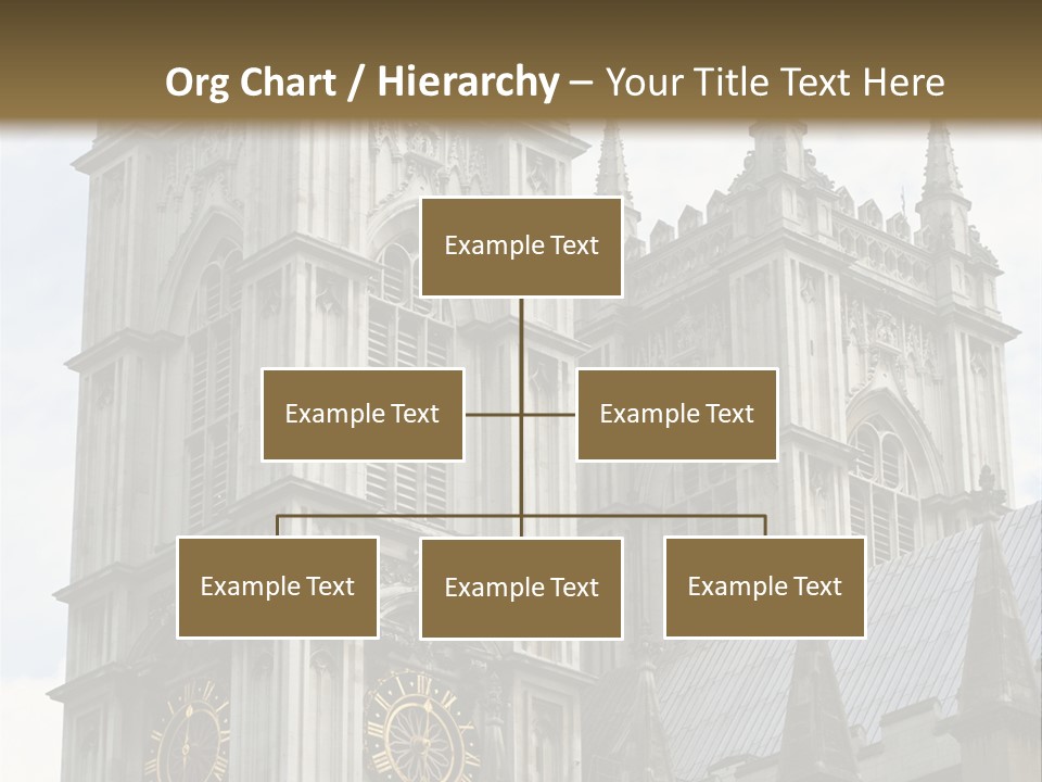 Abbey Town Angel PowerPoint Template