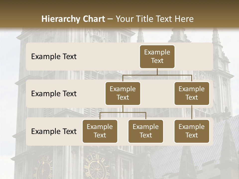 Abbey Town Angel PowerPoint Template