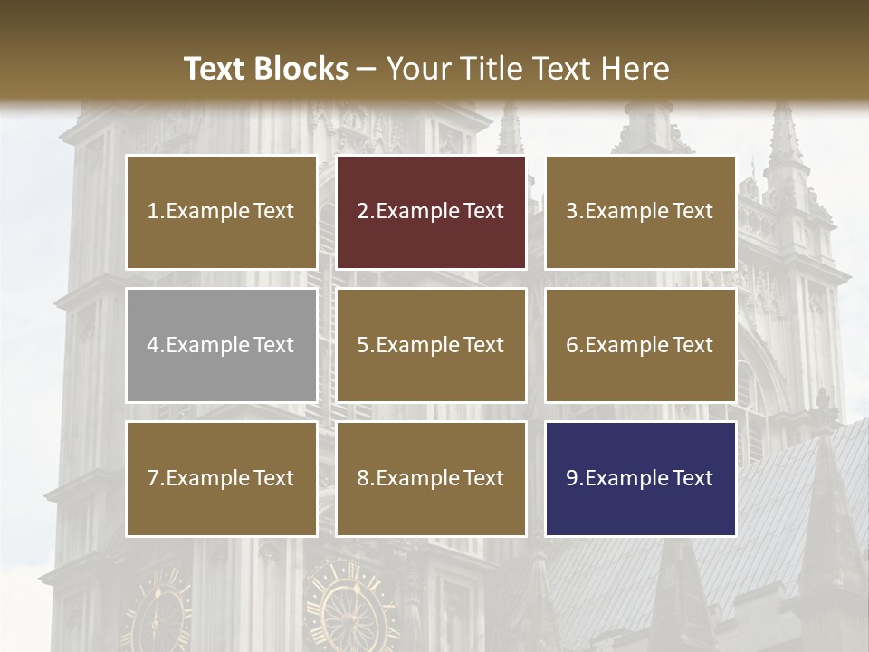 Abbey Town Angel PowerPoint Template