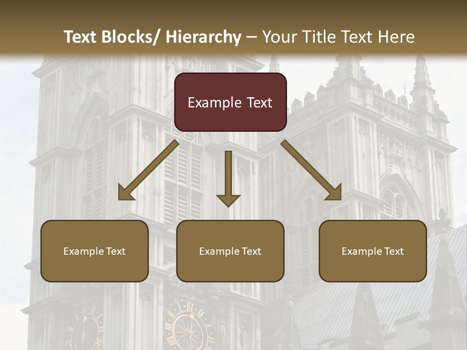 Abbey Town Angel PowerPoint Template