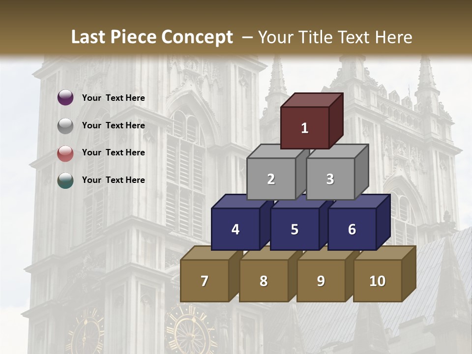 Abbey Town Angel PowerPoint Template