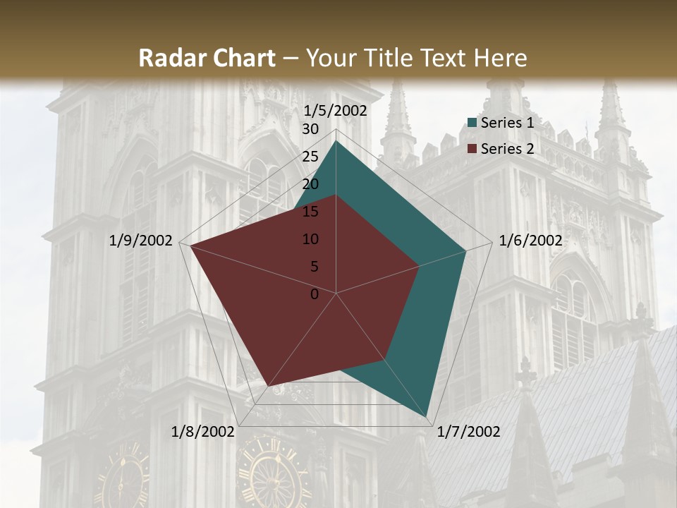 Abbey Town Angel PowerPoint Template