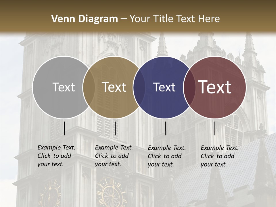 Abbey Town Angel PowerPoint Template