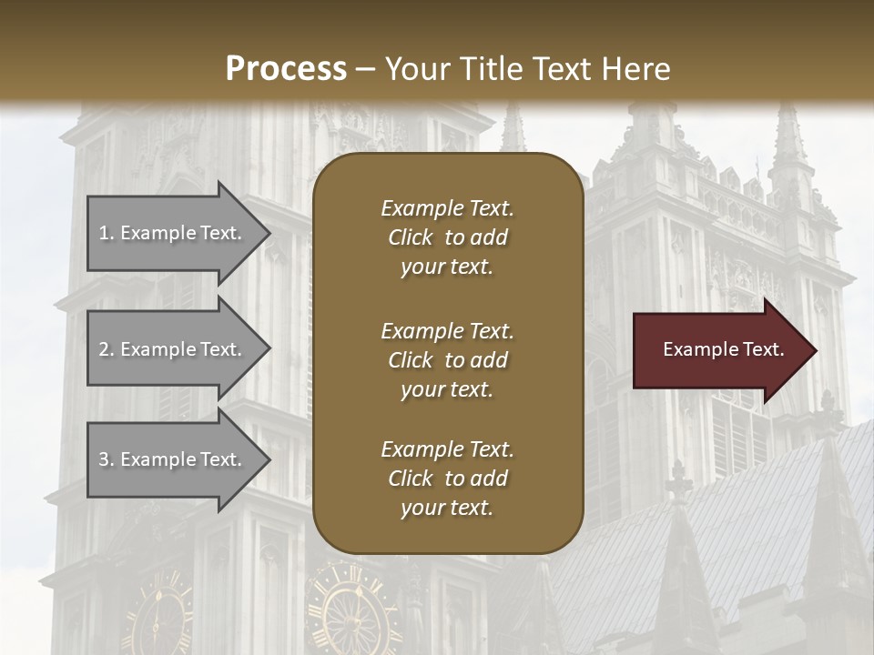 Abbey Town Angel PowerPoint Template
