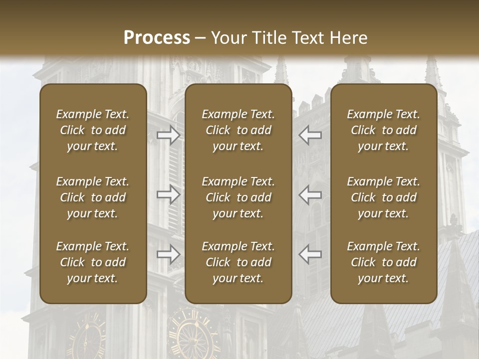 Abbey Town Angel PowerPoint Template