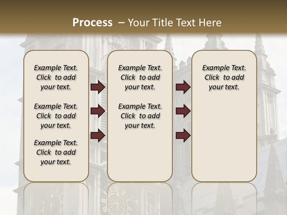Abbey Town Angel PowerPoint Template
