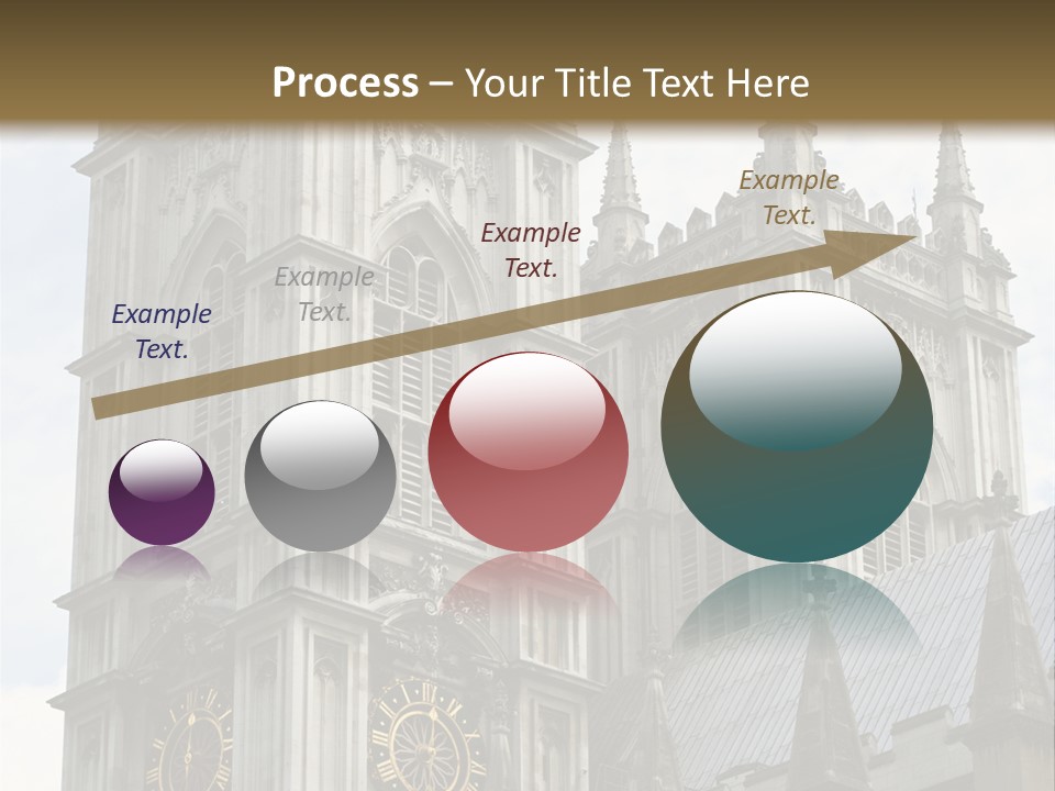 Abbey Town Angel PowerPoint Template