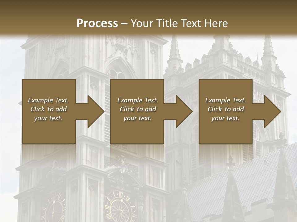 Abbey Town Angel PowerPoint Template