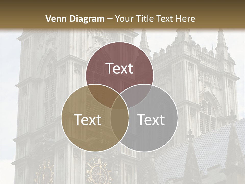 Abbey Town Angel PowerPoint Template