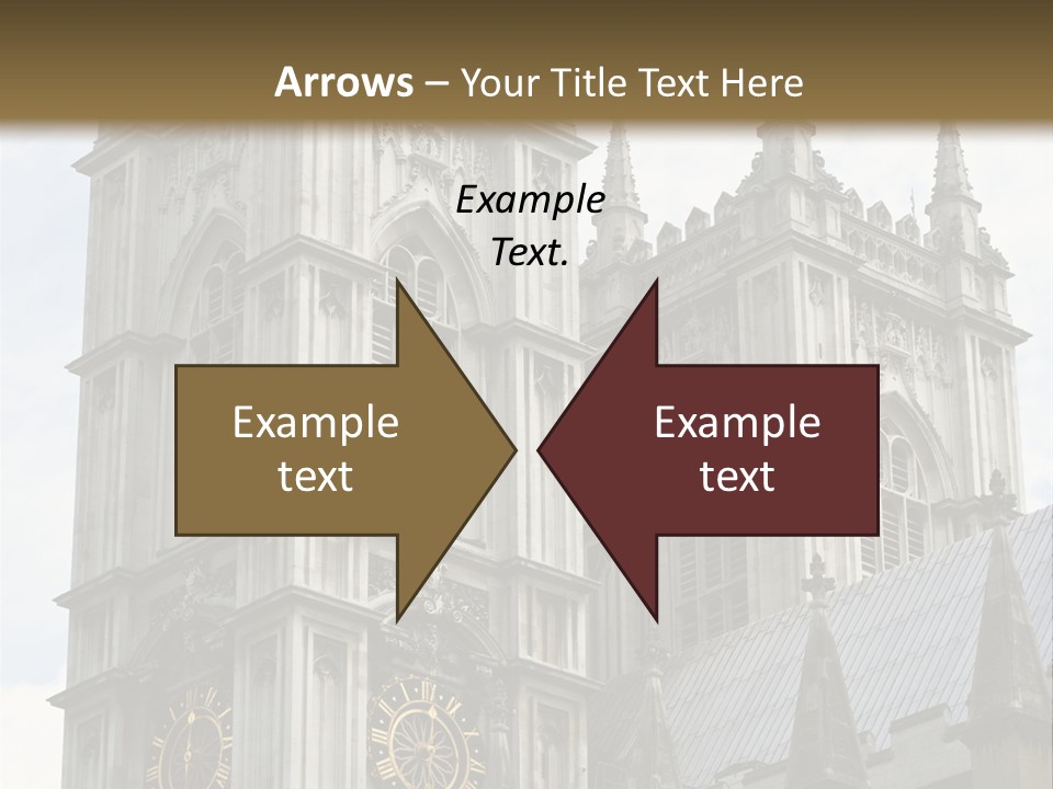 Abbey Town Angel PowerPoint Template