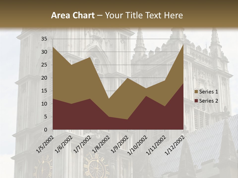 Abbey Town Angel PowerPoint Template