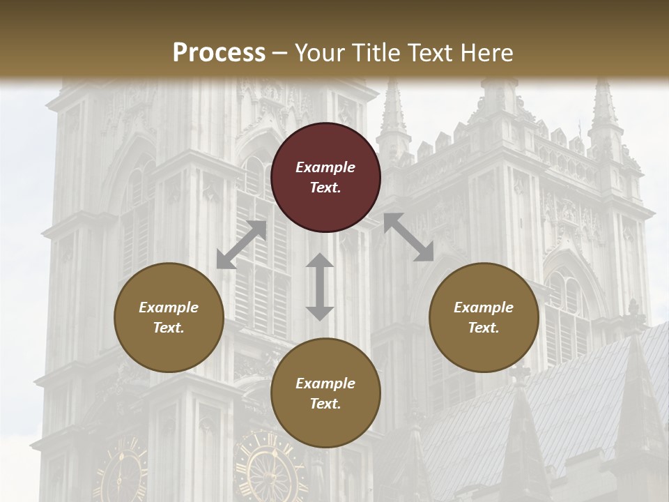 Abbey Town Angel PowerPoint Template