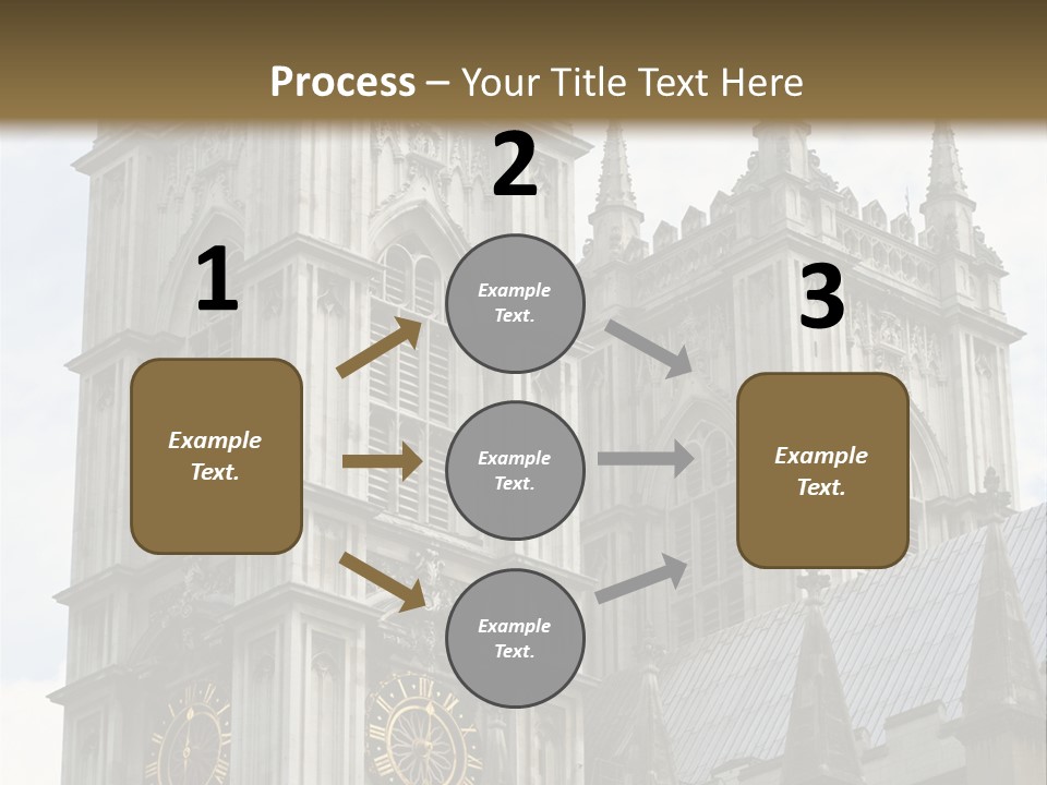 Abbey Town Angel PowerPoint Template