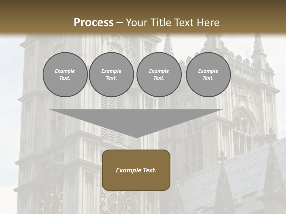 Abbey Town Angel PowerPoint Template