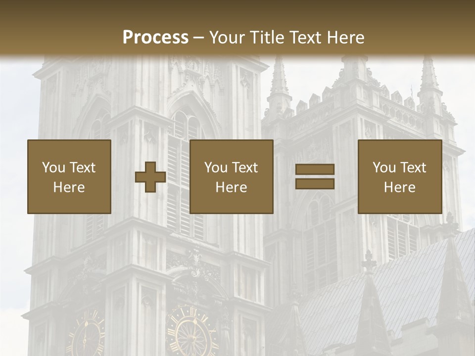 Abbey Town Angel PowerPoint Template