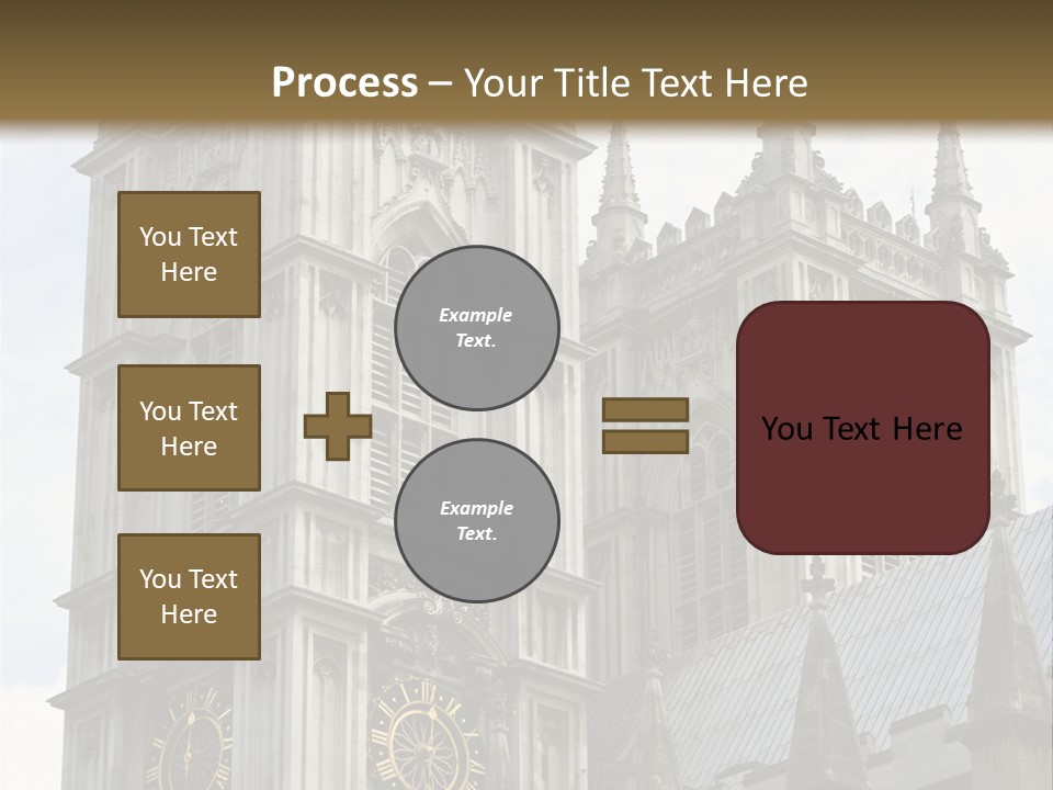 Abbey Town Angel PowerPoint Template