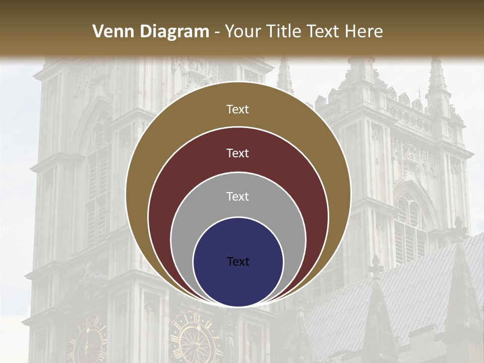 Abbey Town Angel PowerPoint Template