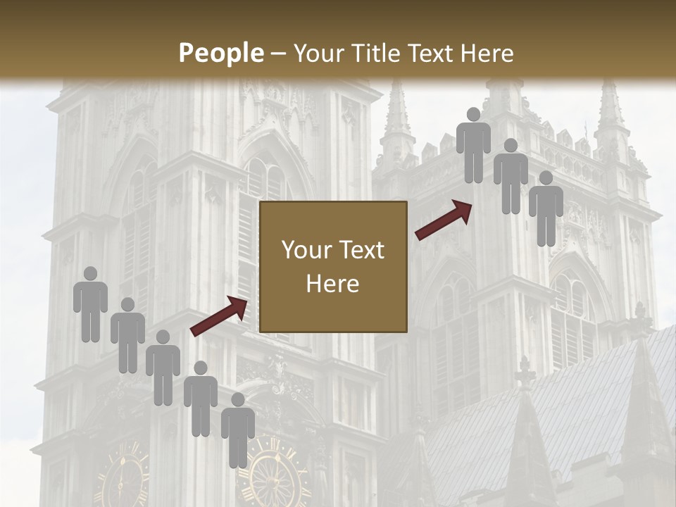 Abbey Town Angel PowerPoint Template