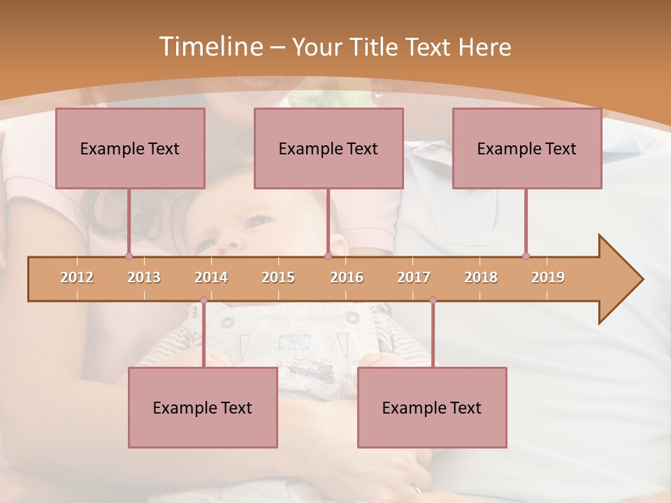 Three People Peaceful At Home PowerPoint Template