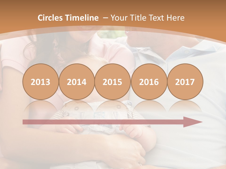 Three People Peaceful At Home PowerPoint Template