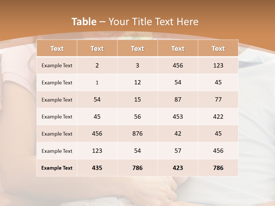 Three People Peaceful At Home PowerPoint Template