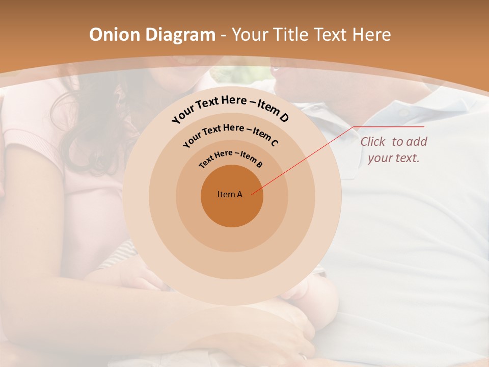 Three People Peaceful At Home PowerPoint Template