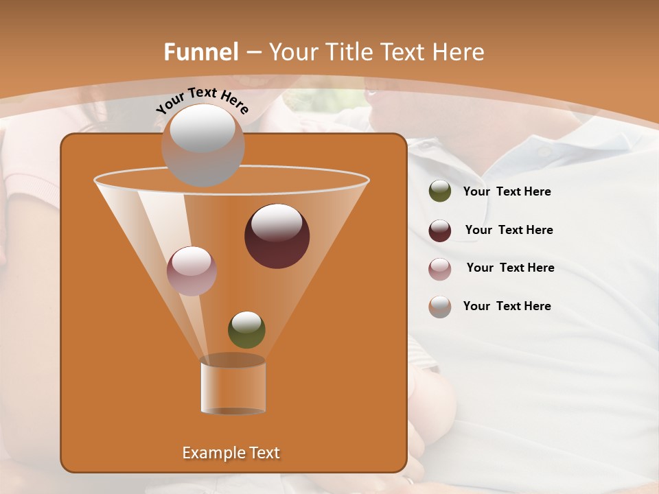 Three People Peaceful At Home PowerPoint Template