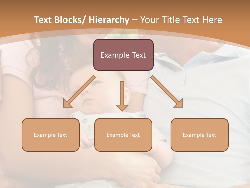 Three People Peaceful At Home PowerPoint Template