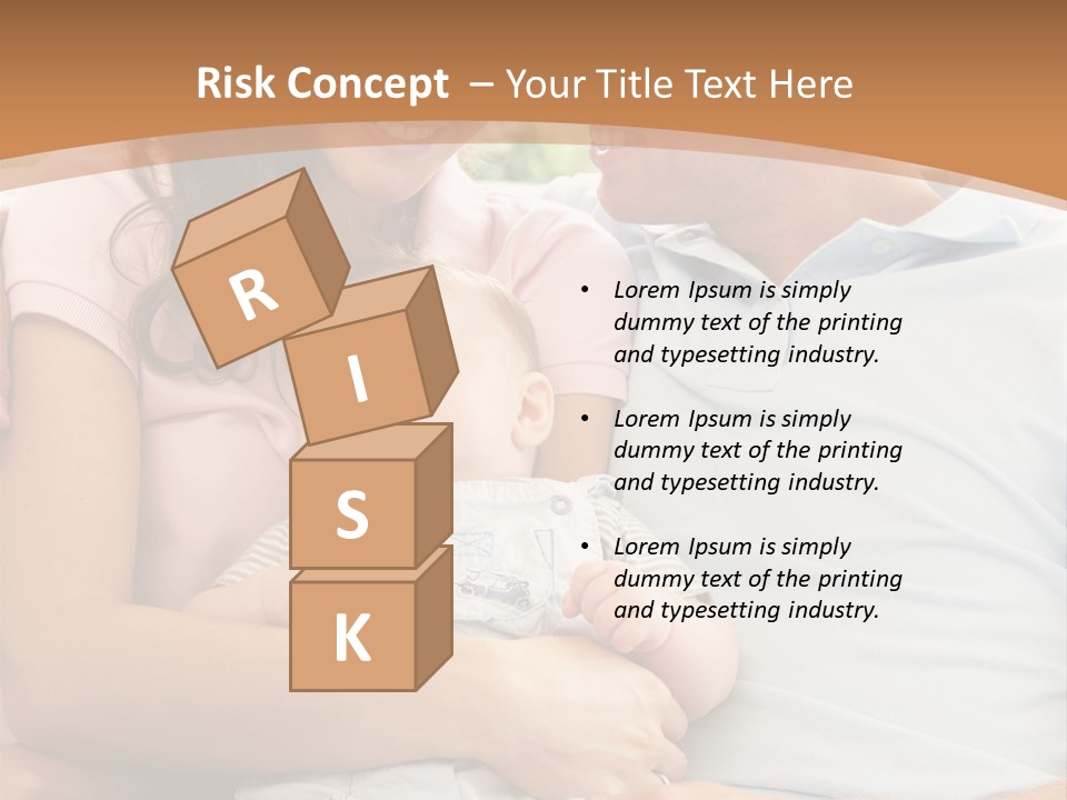 Three People Peaceful At Home PowerPoint Template