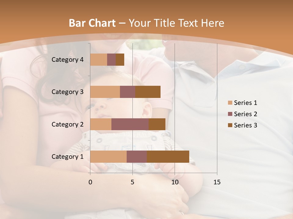 Three People Peaceful At Home PowerPoint Template