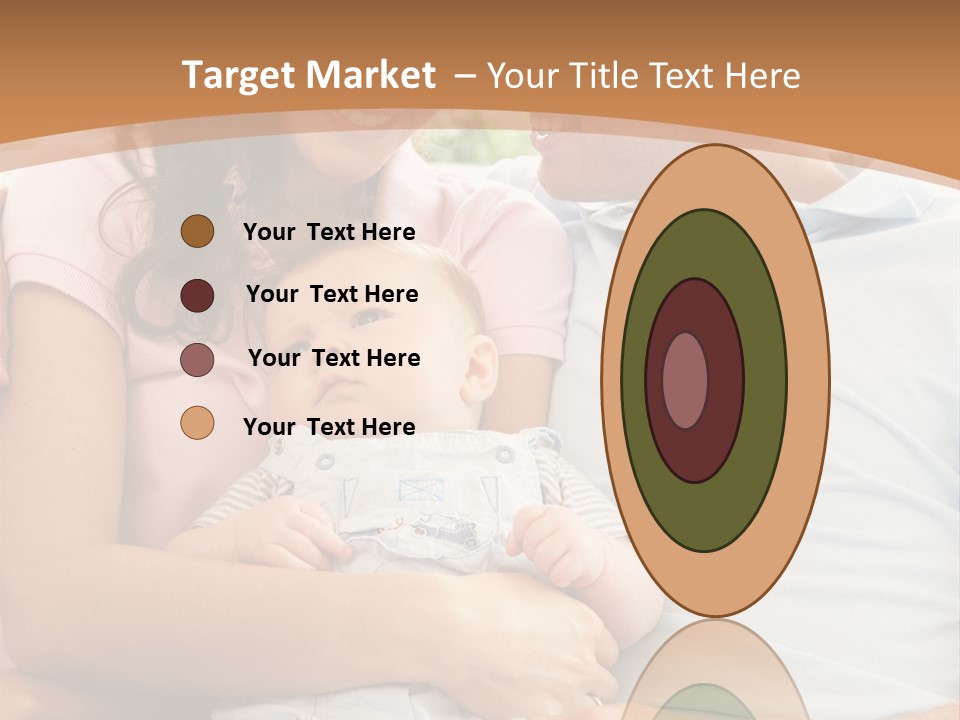 Three People Peaceful At Home PowerPoint Template