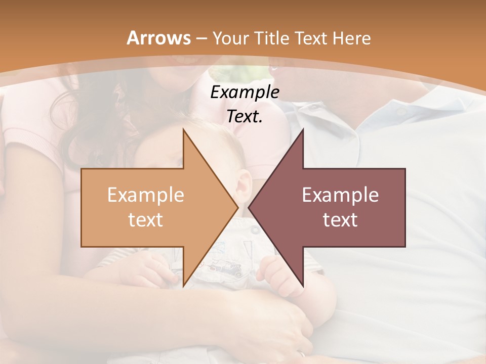 Three People Peaceful At Home PowerPoint Template