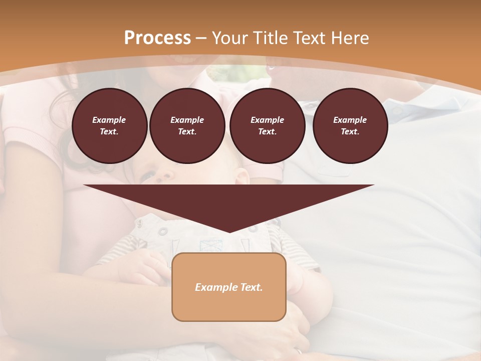 Three People Peaceful At Home PowerPoint Template