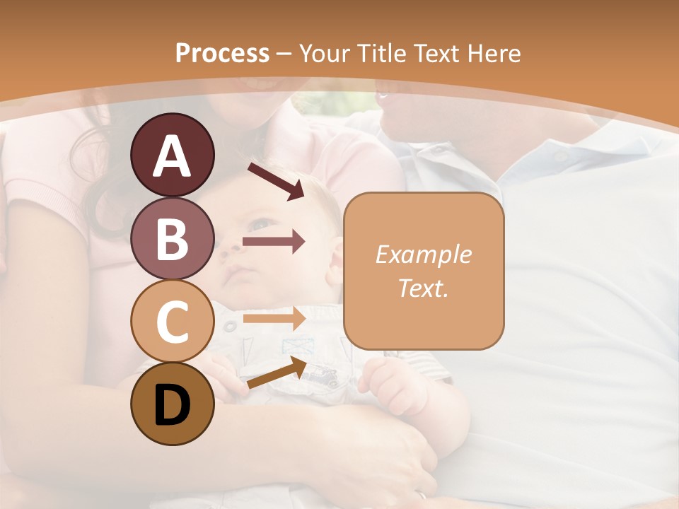 Three People Peaceful At Home PowerPoint Template