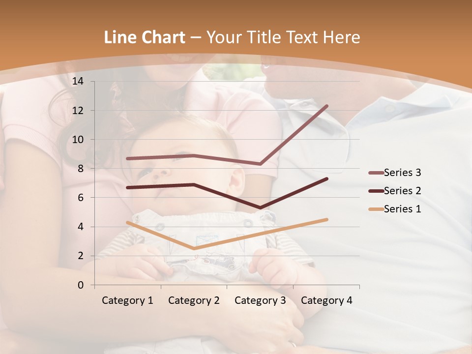 Three People Peaceful At Home PowerPoint Template