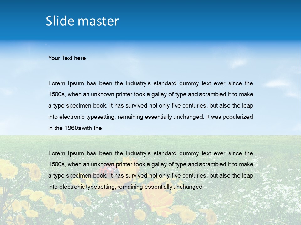 Green Season Fresh PowerPoint Template