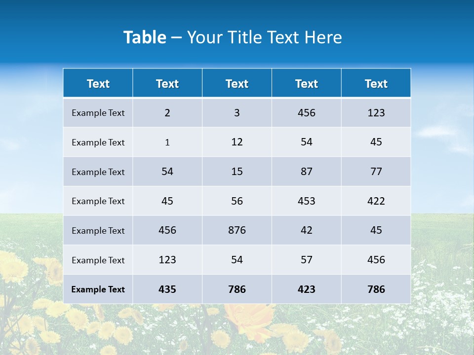 Green Season Fresh PowerPoint Template