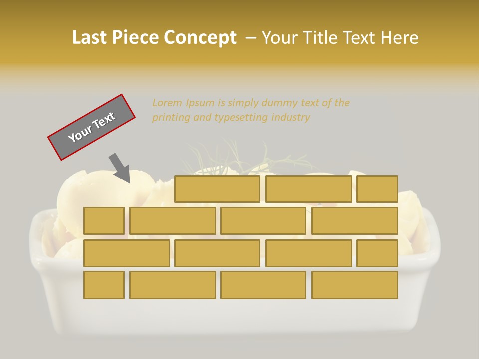 Tasty White Butter PowerPoint Template