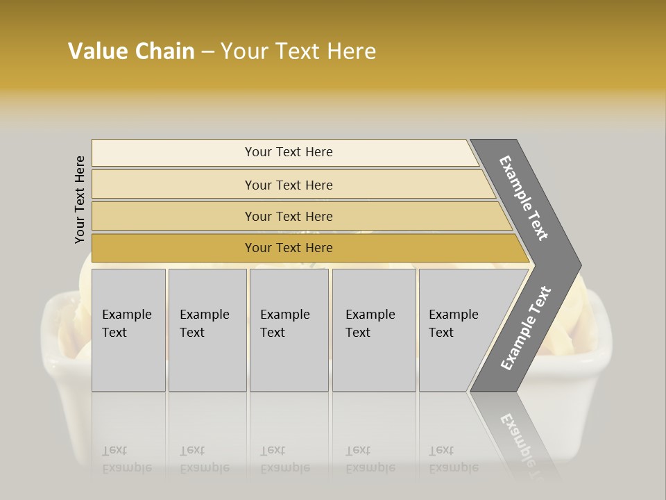 Tasty White Butter PowerPoint Template