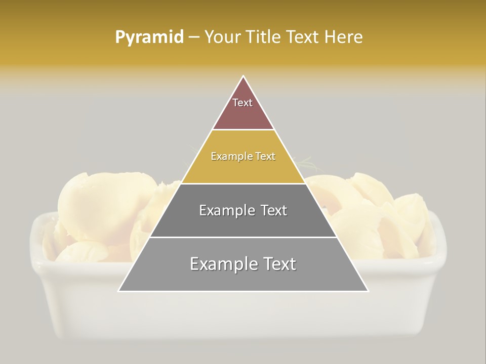Tasty White Butter PowerPoint Template