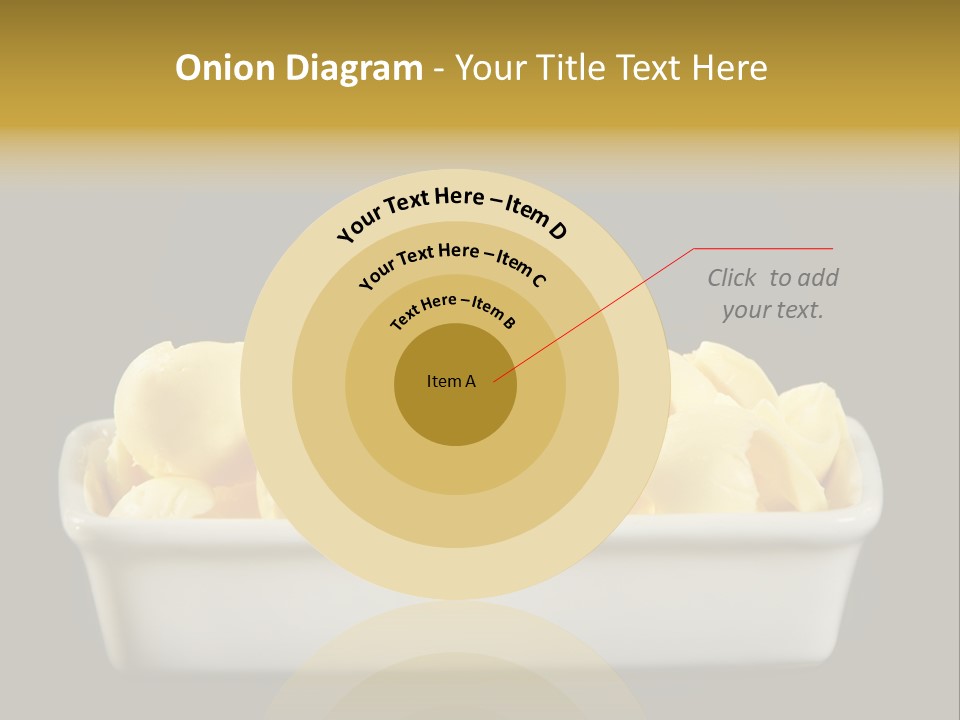 Tasty White Butter PowerPoint Template