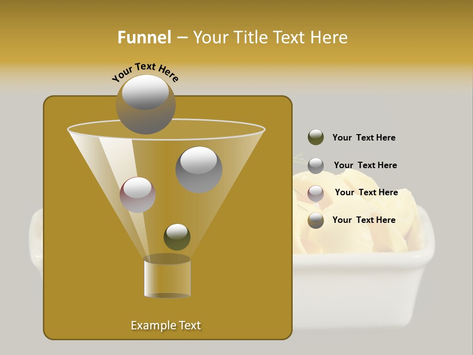 Tasty White Butter PowerPoint Template