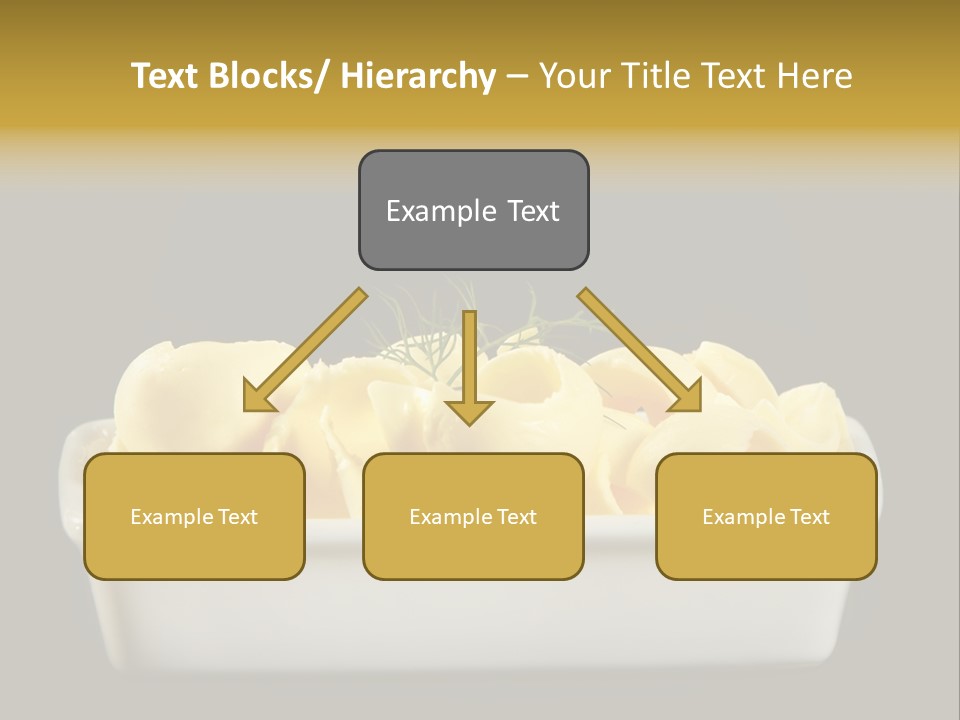 Tasty White Butter PowerPoint Template