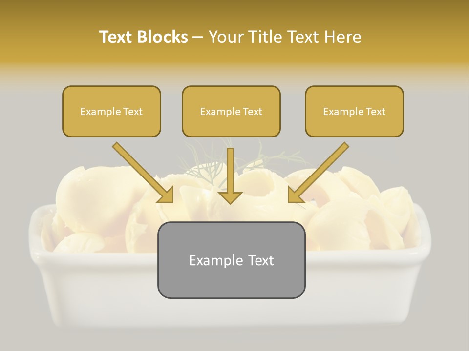 Tasty White Butter PowerPoint Template