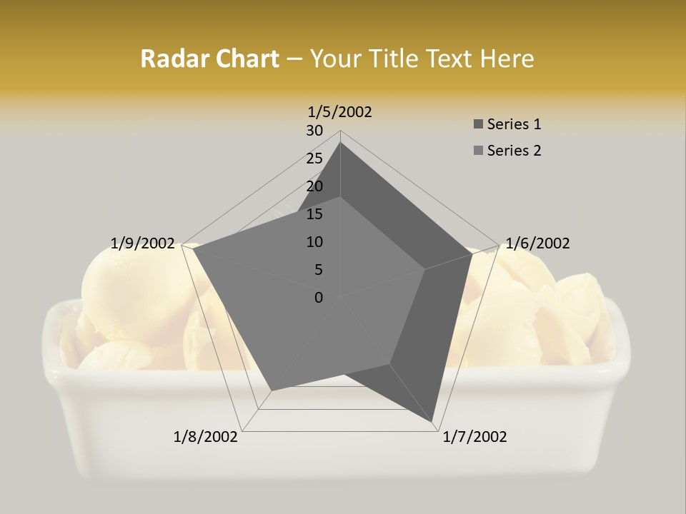 Tasty White Butter PowerPoint Template